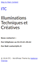 Mobile Screenshot of itc-illuminations.fr